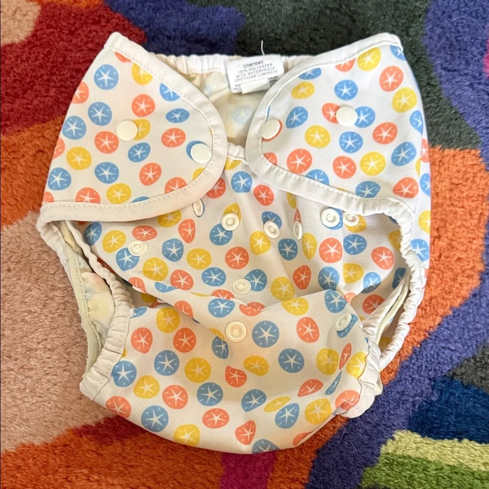 Thirsties diaper cover, GUC, size Two, Snap closure, adjustable snaps